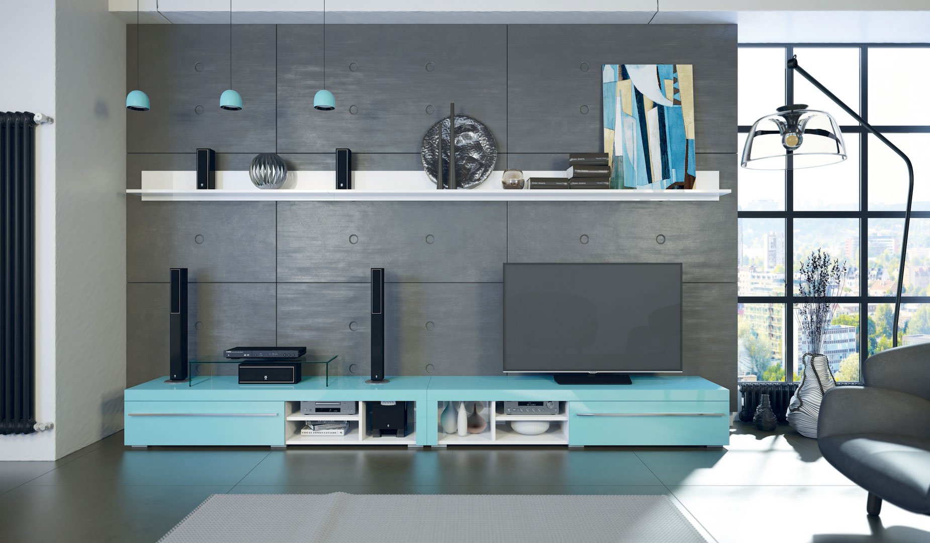 Мебель для Гостиная Легато60 - Rioka MEBEL